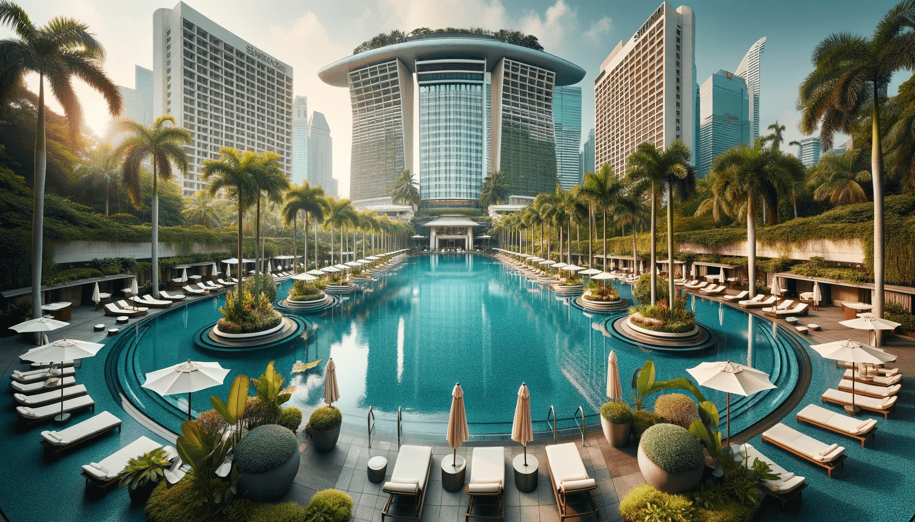 mandarin oriental singapore swimming pool